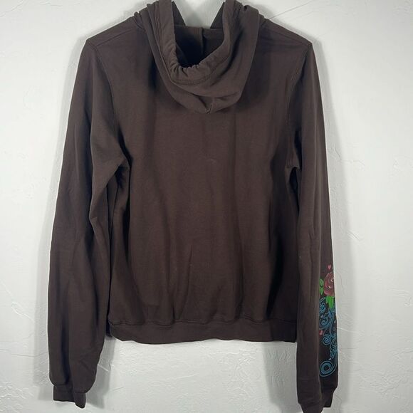 🔥🔥 Big Kids T-REX CAFÉ Hoodie Pullover Sweatshirt - Brown - Sz XL - EXCELLENT - Picture 8 of 8